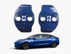 ApexModz Door Lock Trims ABS Door Hook Covers For Tesla Model 3 2017-2023