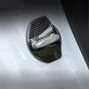 ApexModz Door Lock Trims Carbon Fiber Door Lock Protection Cover for Tesla Model Y 2020-2023
