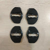 ApexModz Door Lock Trims Carbon Fiber Door Lock Protection Cover for Tesla Model Y 2020-2023