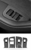 Tesla Model Y 2020-2024 Alcantara Window & Door Switch Protective Hard Covers ApexModz Door switch covers Alcantara Window & Door Switch Protective Hard Overlay Covers For Tesla Model Y 2020-2024