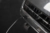 ApexModz Fascias Carbon Fiber Effect Gloss Rear Air Conditioner Vent Fascia for Tesla Model Y 2020-2024