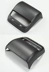 ApexModz Fascias Carbon Fiber Effect Matte Rear Air Conditioner Vent Overlay Cover for Tesla Model Y 2020-2024