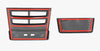 ApexModz Fascias Carbon Fiber Effect Rear Air Vent Cover for Tesla Model X 2018-2020