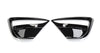 Fog Light Surround Trims for Tesla Model 3 2017-2022 (Matte and Bright ) ApexModz Fascias Gloss Black Fog Light Surround Trims for Tesla Model 3 2017-2023
