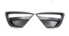 Fog Light Surround Trims for Tesla Model 3 2017-2022 (Matte and Bright ) ApexModz Fascias Matte Carbon Fiber Effect Fog Light Surround Trims for Tesla Model 3 2017-2023