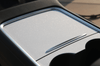 ApexModz Fascias Satin White Sparkles Center Console Wrap Kit For Tesla Model Y 2021-2024