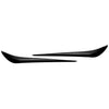 ApexModz Fascias Stainless Steel Black Titanium Stainless Steel Front Bumper Guards For Tesla Model 3 2017-2023