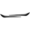 ApexModz Fascias Stainless Steel Matte Black Front Bumper Protection Trims For Tesla Model 3 2017-2023
