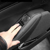 ApexModz General Car Accessories ABS Carbon Fiber Effect Door Window Switch Fascia Trims For Ford Mustang Mach-E 2021-2024