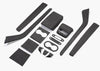 ApexModz Interior Protection Kit Suede Full Interior Overlay Upgrade Kit For Tesla Model Y Gen 1 2020