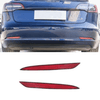 Rear Aftermarket Reflectors | Car Rear Reflector For Tesla Model 3 2017-2022 ApexModz Lighting Mods Rear Bumper Aftermarket Reflectors For Tesla Model 3 2017-2023