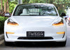 Tesla Model 3 Synth Front Sequential Sweeping Fog Lights & Blinkers V2 - Pimp My EV ApexModz Lighting Mods Synth Front Sequential Sweeping Fog Lights & Blinkers V2 For Tesla Model 3 2021-2023