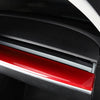 ApexModz Motor Vehicle Interior Fittings 4PCs Red ABS Interior Dashboard & Door Overlays Set For Tesla Model 3 2021-2023