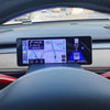 Tesla Model Y Carplay & Android Auto Instrument Cluster 6.86 inch 2020-2022 ApexModz Multimedia Display Retrofit 6.86 inch Carplay / Android Auto Steering Instrument Cluster V2 With Front Camera For Tesla Model Y 2020-2024