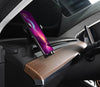 Carbon Fibre Style Phone Holder Mount for Tesla Model Y ApexModz Phone Holders Carbon Fiber Effect Mobile Phone Holder Mount For Tesla Model Y 2020-2024