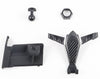 Carbon Fibre Style Phone Holder Mount for Tesla Model Y ApexModz Phone Holders Carbon Fiber Effect Mobile Phone Holder Mount For Tesla Model Y 2020-2024