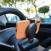 Wireless Charging Cell Phone Holder | Mobile Phone Holder For Tesla Model Y ApexModz Phone Holders Steering Wheel Phone Mount With Wireless Charging For Tesla Model Y 2020-2024