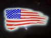 Door Projector Led Light Tesla Model Y 2020-2022 ApexModz Puddle Lights US Flag 1 Set - 2 Doors DOOR PROJECTOR LED LIGHT TESLA MODEL Y 2020-2024