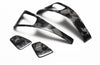Genuine Forged Carbon Fiber Window Switch Covers for Model 3 Gloss (LHD) 2017-2020 ApexModz Real Carbon Fiber Products 14Pcs Real Gloss Forged Carbon Fiber Window Switch Covers for Tesla Model 3 (Left Hand Drive) 2017-2020