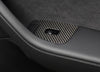 ApexModz Real Carbon Fiber Products 14Pcs Real Molded Dry Gloss Carbon Fiber Window Switch Covers for Tesla Model Y (Left Hand Drive) 2020