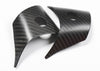ApexModz Real Carbon Fiber Products 3PCs Real Molded Matte Carbon Fiber Steering Wheel Overlay Trims for Tesla Model Y 2020-2024