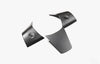 ApexModz Real Carbon Fiber Products 3PCs Real Molded Matte Carbon Fiber Steering Wheel Overlay Trims for Tesla Model Y 2020-2024