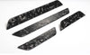 ApexModz Real Carbon Fiber Products 4PCs Real Gloss Forged Carbon Fiber Scuff Plates / Door Sill Covers for Tesla Model 3 2017-2023