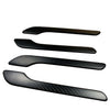 ApexModz Real Carbon Fiber Products 4PCS Real Molded Matte Carbon Fiber Door Handle Overlay Covers for Tesla Model 3 2017-2023