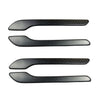 ApexModz Real Carbon Fiber Products 4PCS Real Molded Matte Carbon Fiber Door Handle Overlay Covers for Tesla Model 3 2017-2023