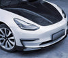ApexModz Real Carbon Fiber Products Carbon Fiber Hood Bonnet Racing Style for Tesla Model 3 2017-2023