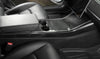 ApexModz Real Carbon Fiber Products Carbon Gloss Fiber Effect Center Console Side Panel Overlays for Tesla Model 3 2017-2020