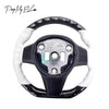 ApexModz Real Carbon Fiber Products Custom Dry Carbon Fiber Steering Wheel Replacement for Tesla Model 3 2017-2023