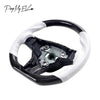 ApexModz Real Carbon Fiber Products Custom Dry Carbon Fiber Steering Wheel Replacement for Tesla Model 3 2017-2023