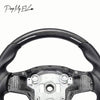 ApexModz Real Carbon Fiber Products Custom Dry Carbon Fiber Steering Wheel Replacement for Tesla Model 3 2017-2023