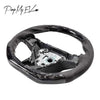 ApexModz Real Carbon Fiber Products Custom Dry Carbon Fiber Steering Wheel Replacement for Tesla Model 3 2017-2023