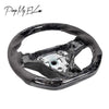 ApexModz Real Carbon Fiber Products Custom Dry Carbon Fiber Steering Wheel Replacement for Tesla Model 3 2017-2023