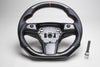 ApexModz Real Carbon Fiber Products Custom Dry Carbon Fiber Steering Wheel Replacement for Tesla Model 3 2017-2023