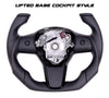 ApexModz Real Carbon Fiber Products Custom Dry Carbon Fiber Steering Wheel Replacement for Tesla Model 3 2017-2023