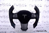 ApexModz Real Carbon Fiber Products Custom Dry Carbon Fiber Steering Wheel Replacement for Tesla Model 3 2017-2023