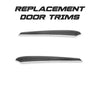 ApexModz Real Carbon Fiber Products Door Trims Replacement Real Molded Matte Carbon Fiber Dashboard & Door Panel Replacement Kit for Tesla Model Y LHD 2021-2024