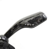 ApexModz Real Carbon Fiber Products Gloss Forged Carbon Fiber Real Molded Forged Carbon Fiber Wiper & Shift Stalk Overlay Covers for Tesla Model Y V2 2020-2024