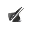 ApexModz Real Carbon Fiber Products Gloss Real Molded Carbon Fiber Side Marker Turn Signal Overlay Half Covers for Tesla Model S 2014-2020