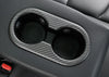 ApexModz Real Carbon Fiber Products Matte Genuine Carbon Fiber Real Molded Carbon Fiber Cup Holder Fascia Trim for Tesla Model Y 2020-2023