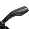 ApexModz Real Carbon Fiber Products Matte Genuine Carbon Fiber Real Molded Carbon Fiber Wiper & Shift Stalk Overlay Covers for Tesla Model 3 V2 2017-2023
