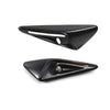 ApexModz Real Carbon Fiber Products Matte Real Molded Carbon Fiber Side Marker Turn Signal Camera Overlays for Tesla Model S 2014-2020