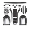 ApexModz Real Carbon Fiber Products Model Y Gloss Full Interior Kit Ultimate Real Molded Carbon Fiber Upgrade Bundle Kit For Tesla Model Y Gloss 2020-2021