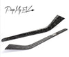 ApexModz Real Carbon Fiber Products Real Gloss Forged Carbon Fiber Center Console Side Panel Overlays for Tesla Model 3 2017-2020