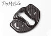 Carbon Fiber (Gloss) Door Lock Protection Cover For Tesla Model Y 2020-2022 ApexModz Real Carbon Fiber Products Real Molded Carbon Fiber Gloss Door Hook Covers for Tesla Model Y 2020-2024
