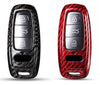 ApexModz Real Carbon Fiber Products Real Molded Carbon Fiber Key Fob Case Cover for Audi e-tron (2 colors)
