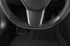 ApexModz Real Carbon Fiber Products Real Molded Carbon Fiber Lower Steering Wheel Overlay for Tesla Model Y 2020-2024